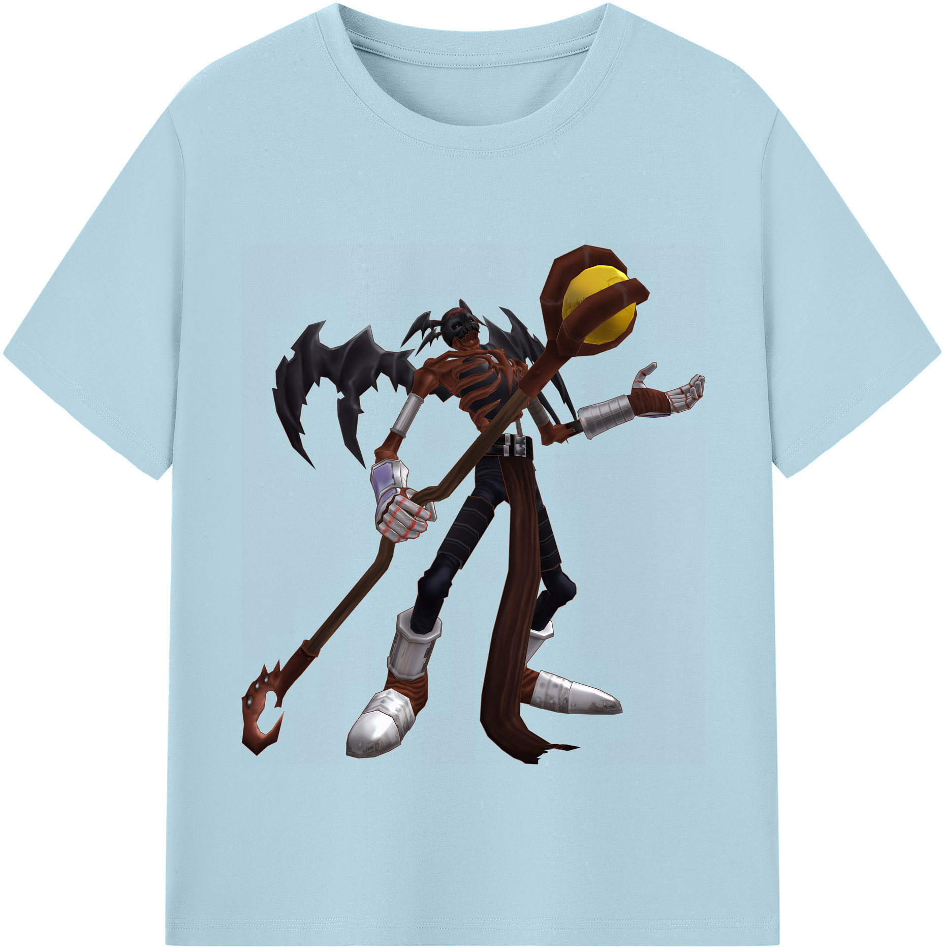 （画像用） Digimon デジタルモンスター/デジモン 綿100％半袖Tシャツ（フロントプリント）